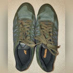 Reebok Nanos, Camo green, mens 9.5